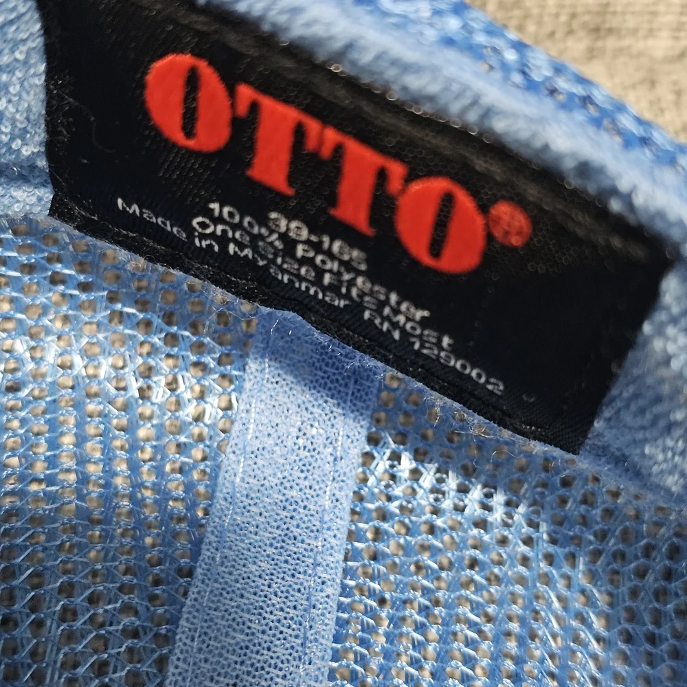 OTTO Blue and Pink Heart Trucker Hat
